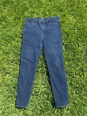 J. Crew High-Rise Dark Blue High Rise Skinny Jeans Size 30